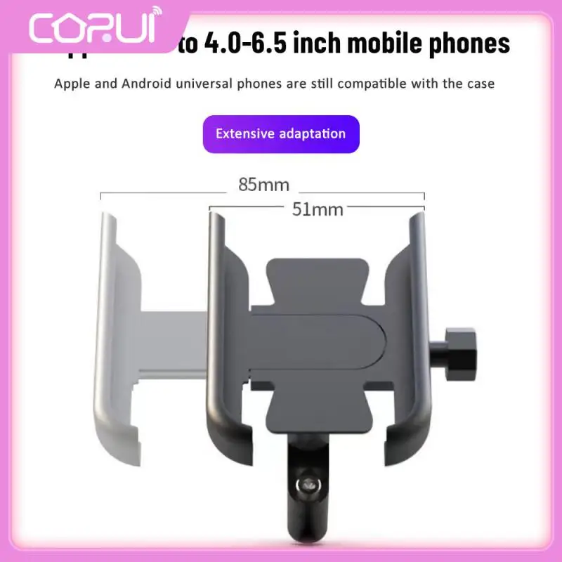 

Metal Navigation Fixed Bicycle Rack Bicycle Phone Holder Shake-proof Shock-proof Bicycle Phone Bracket Bicycle Accessories