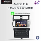 720P PX6 DSP 8 дюймов Android 11,0 8 Core 64 ГБ 4 ГБ RAM автомобильный DVD-плеер 4G автомобильное радио Авторадио для Toyota Land Cruiser Prado 2010-2013