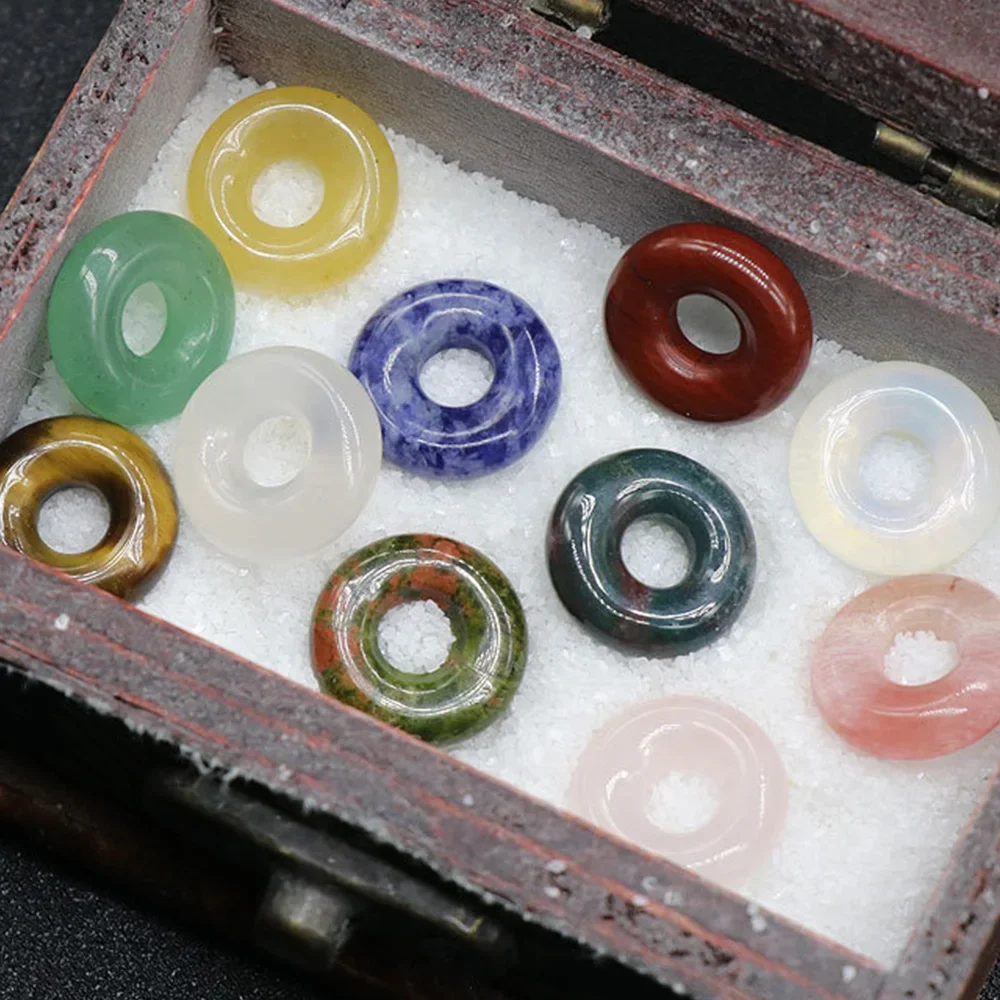 Набор подвесок из натуральных камней &quotпончики&quot 10 шт.