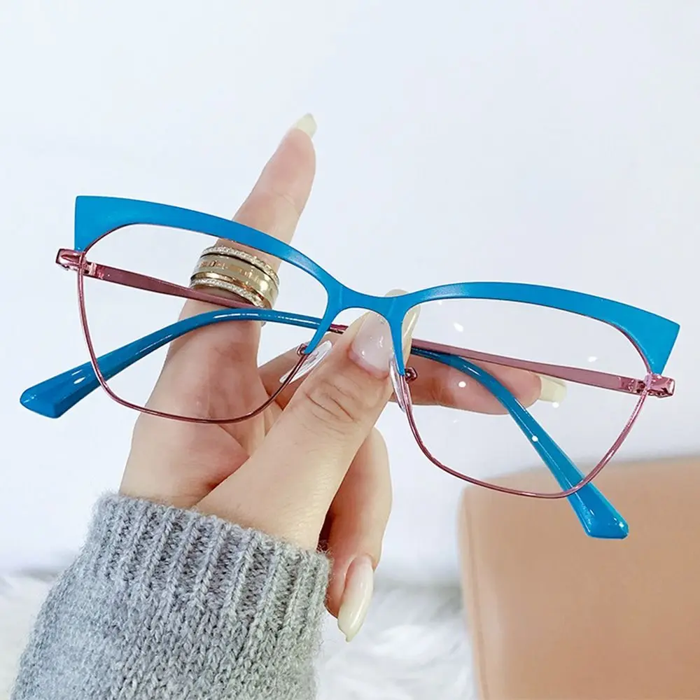 

Blue Ray Blocking Anti-Blue Light Glasses Metal Eye Protection Frame Eyewear Ultralight Optical Spectacle Eyeglass Office