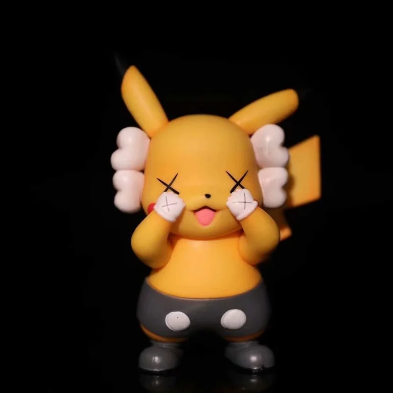 

Pokemon Pikachu tide brand hand-made gift gift yellow car ornaments cover eyes cute doll holiday gift