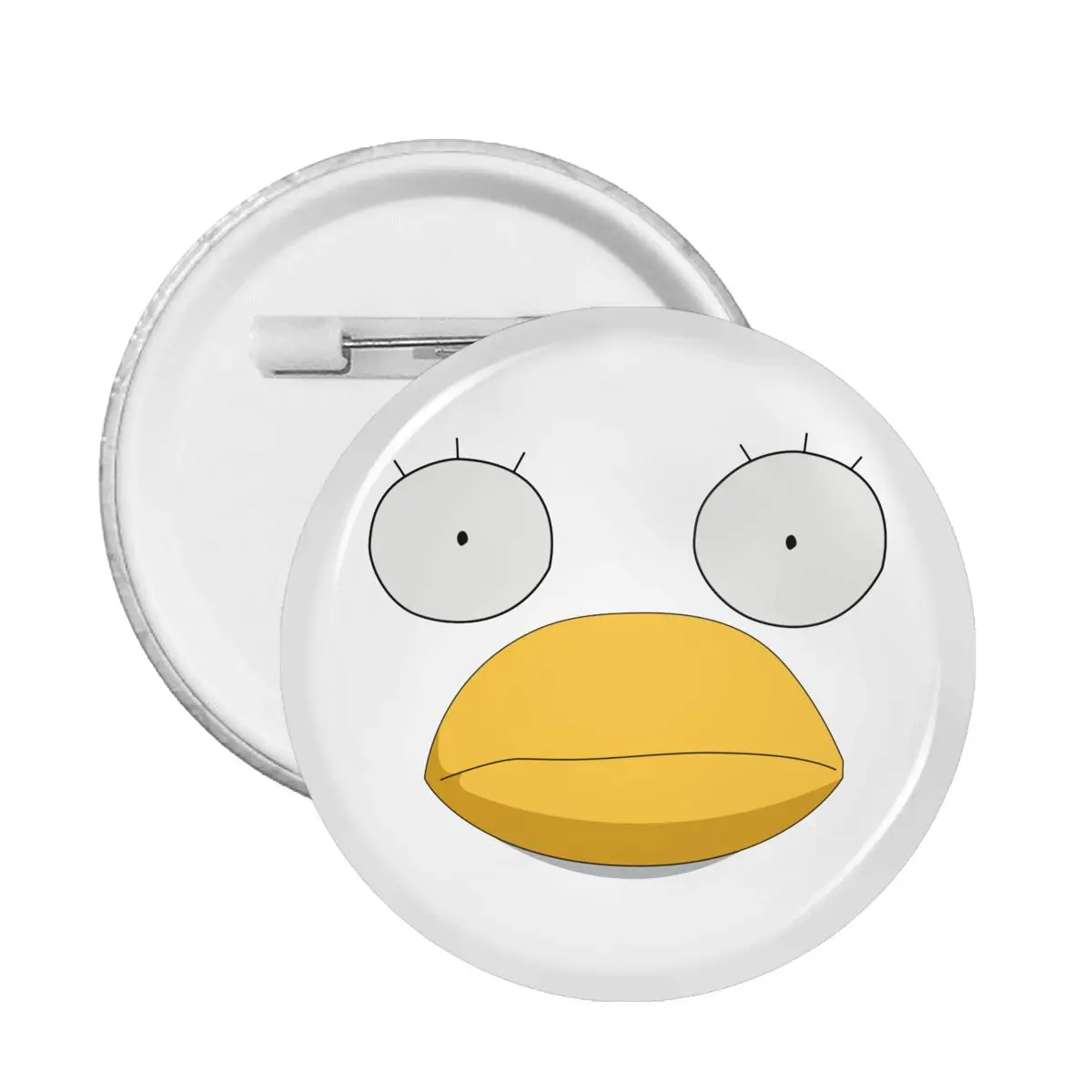 

Elizabeth Duck Gintama Badges Anime Manga Pins for Backpack Clothes Novelty Brooches 59mm Collar Badge