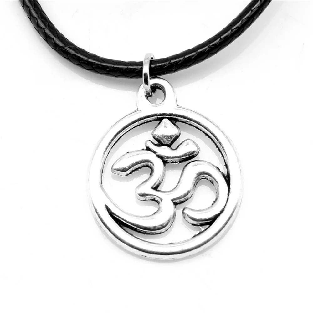 1 шт. ожерелье с символом OM на шею мужские ювелирные изделия 18 х21 мм