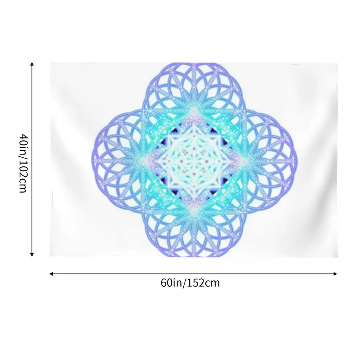 144 гобелен Kathara Lotus Monad эстетическое украшение декор комнаты