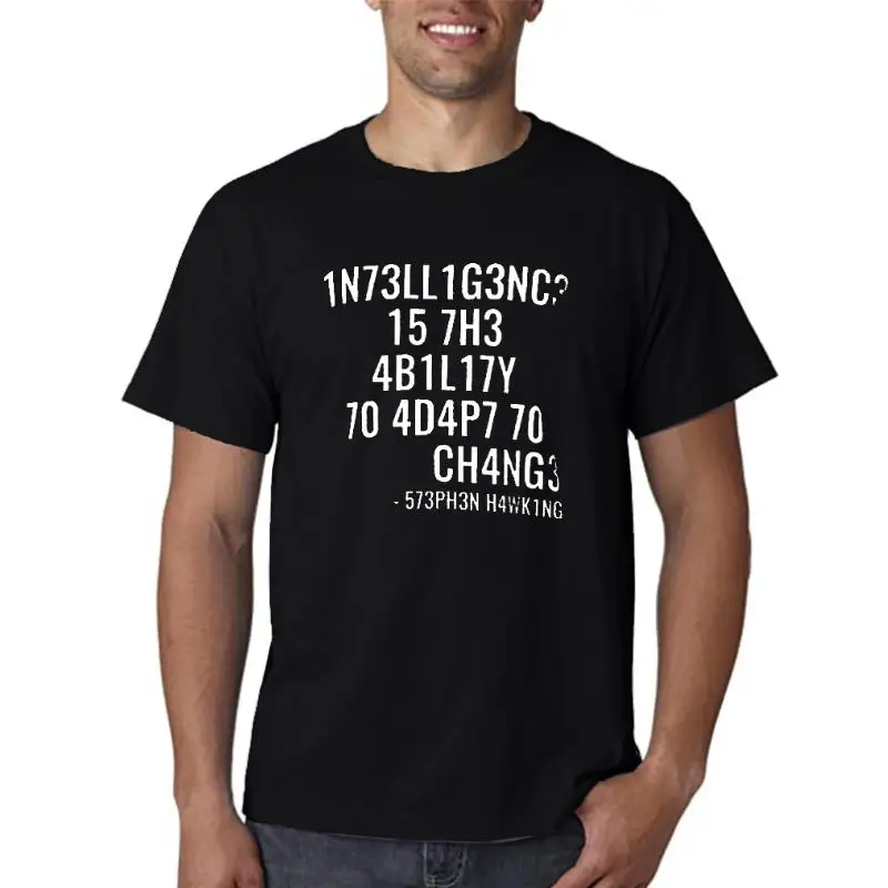 

Intelligence is the ability to adapt to change! T Shirt earth global warming vaccines chemtrails flat earth teach