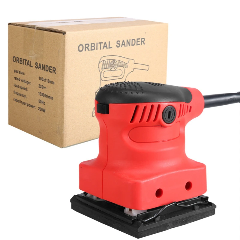 Cordless track sanding machine lithium ion palm eccentric polishing machine suitable for wood brushless polishing machine electr