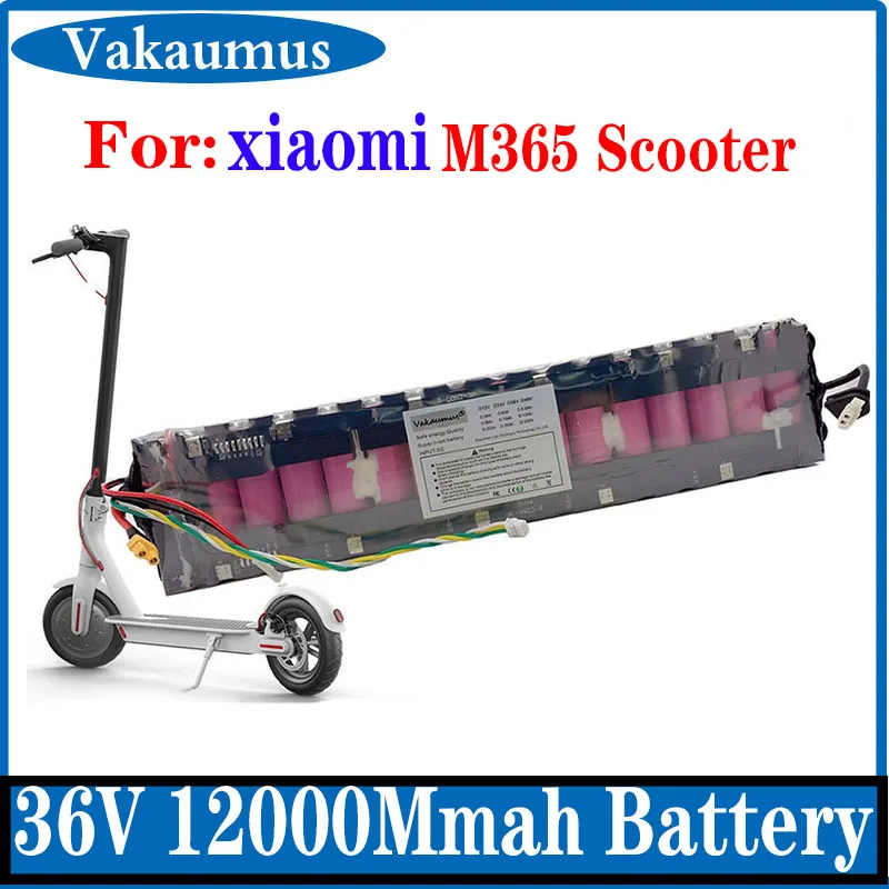 

Suitable FOR Xiaomi Mijia M365 Electric Scooter 36V 12Ah 42V 18650 Lithium Battery, SC Communication Waterproof Packaging