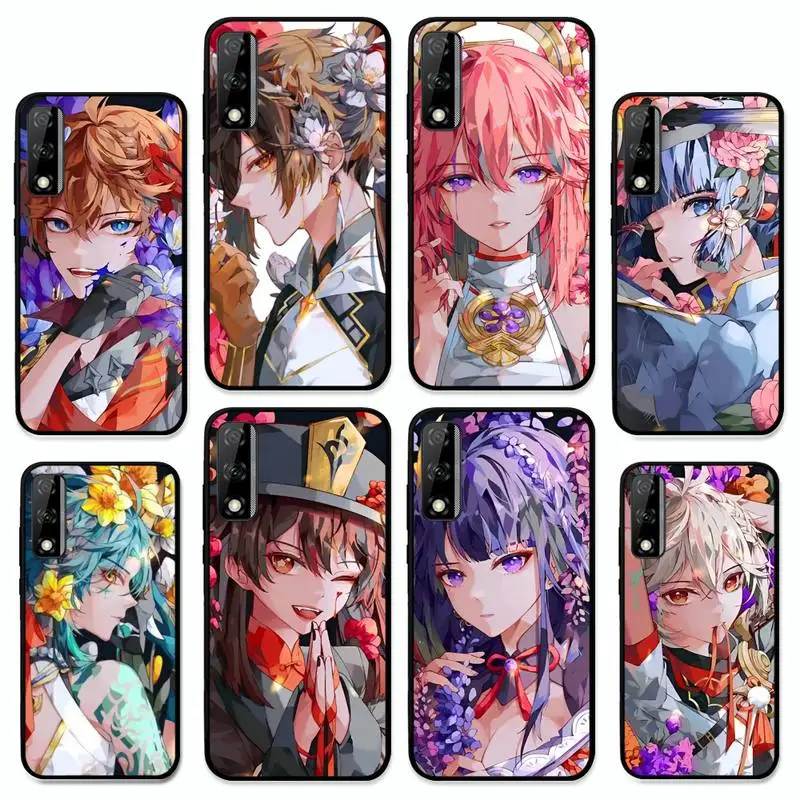 

Genshin Impact Raiden Shogun Baal Phone Case For Huawei Y9 Y8 Y6 Prime Y7 Pro Y8s Y5 Mate 20 Pro 10 lite Cover