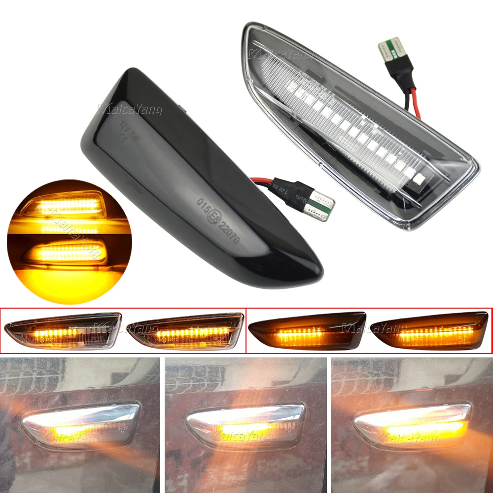 Светодиодный Динамический указатель поворота для Opel Vauxhall Astra J K Crossland X Grandland Insignia B