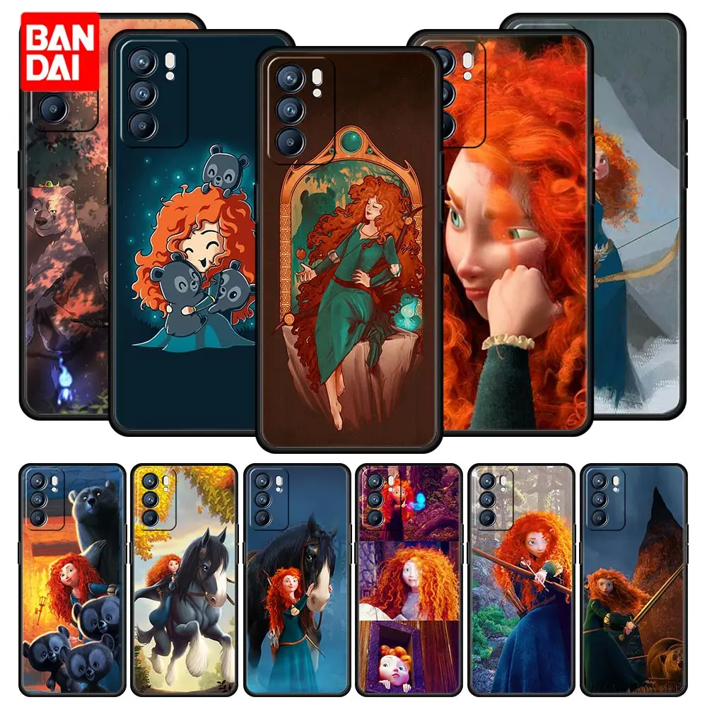 

Cover Case for Oppo A53 A52 A3s A5s A12 A9 A15 A31 A54 A74 A93 2020 A94 F19 Pro Trend Coque Capa Merida Brave Disney Princess