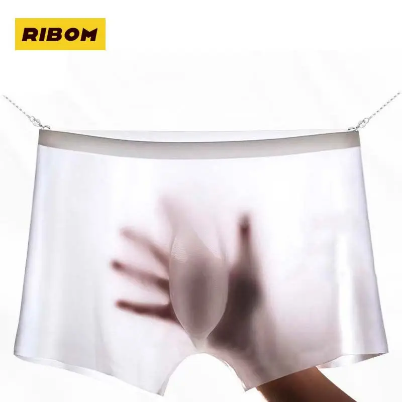 

3 шт./комплект, мужские шелковые трусы-боксеры