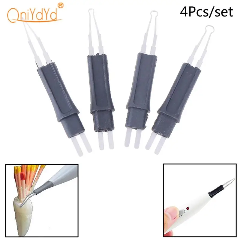 

4 Tips Nozzles Tooth Gum Cutter Dental Gutta Cutter Tooth Teeth Whitening Tools