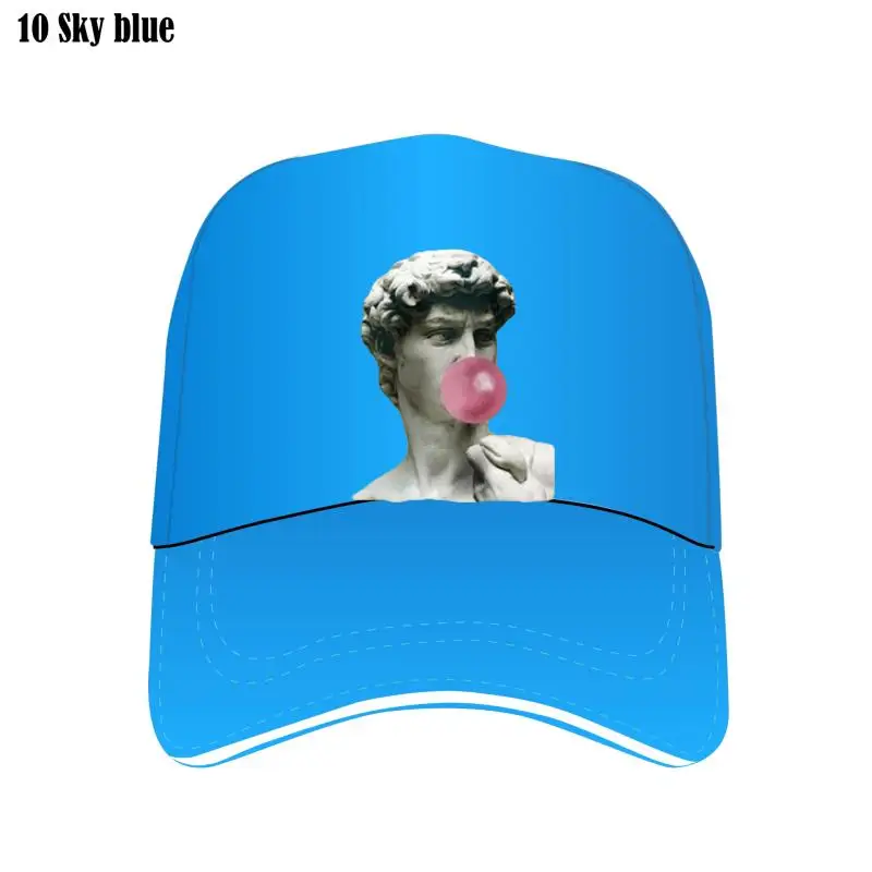 

2022 летняя шляпа с защитой от солнца, Женская хлопковая шляпа с защитой от солнца, женские шляпы с сеткой, забавные женские кепки с принтом статуи Давида, леди Билла Ха