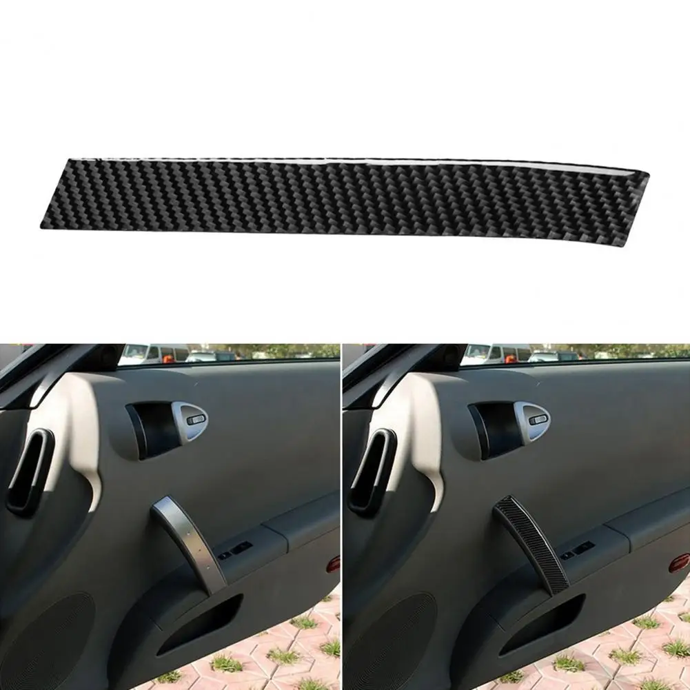 

Carbon Fiber Passenger Side Door Handle Sticker Trim Cover for Nissan 350Z 2003-2009 Left Drive