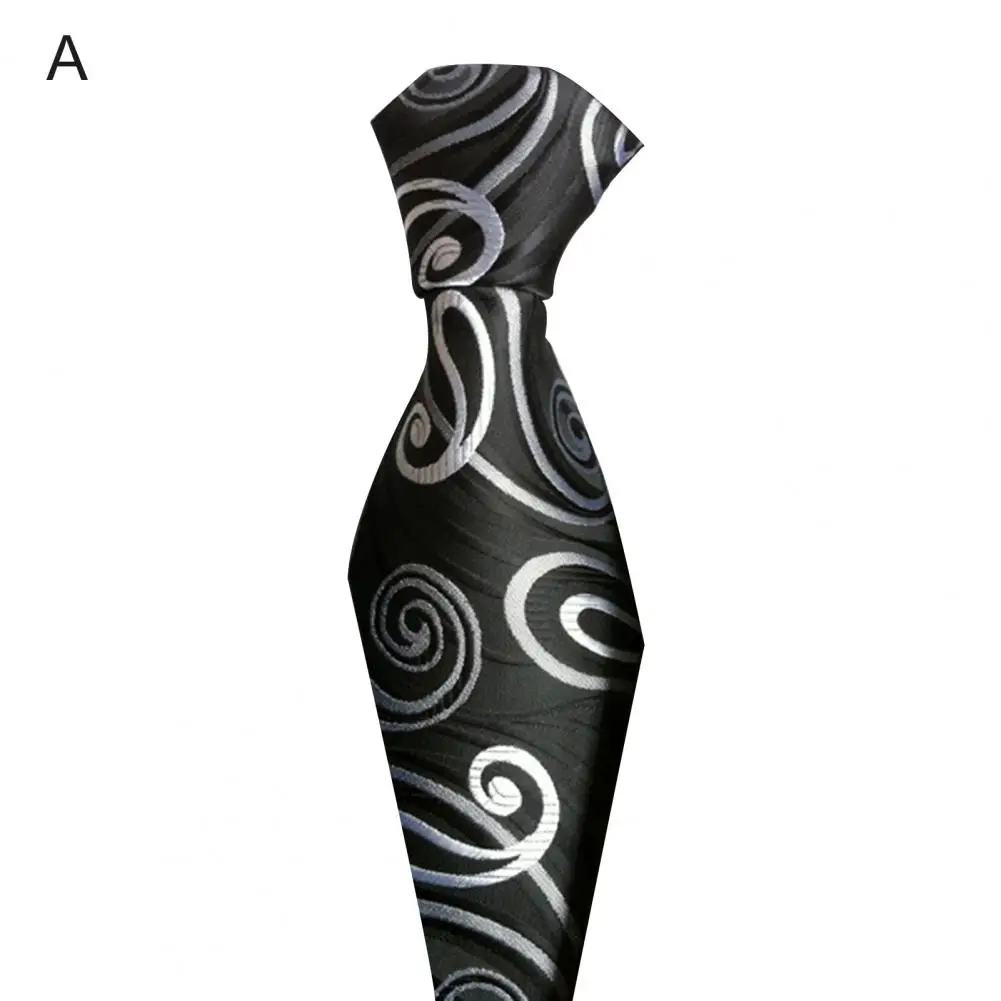 

Accessory Practical Skin-touch Multi Styles Business Tie Lightweight Neck Tie Easy to Match for Work