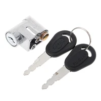 1set battery safety pack box lock w2 key for motorcycle electric ebike scooter metal safety car motorcycle accessories