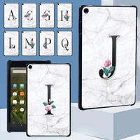 tablet hard case for fire hd 10 plus5th7th9th11thhd 8 plus6th7th8th10thfire 7 5th7th9th whitemarble print back shell