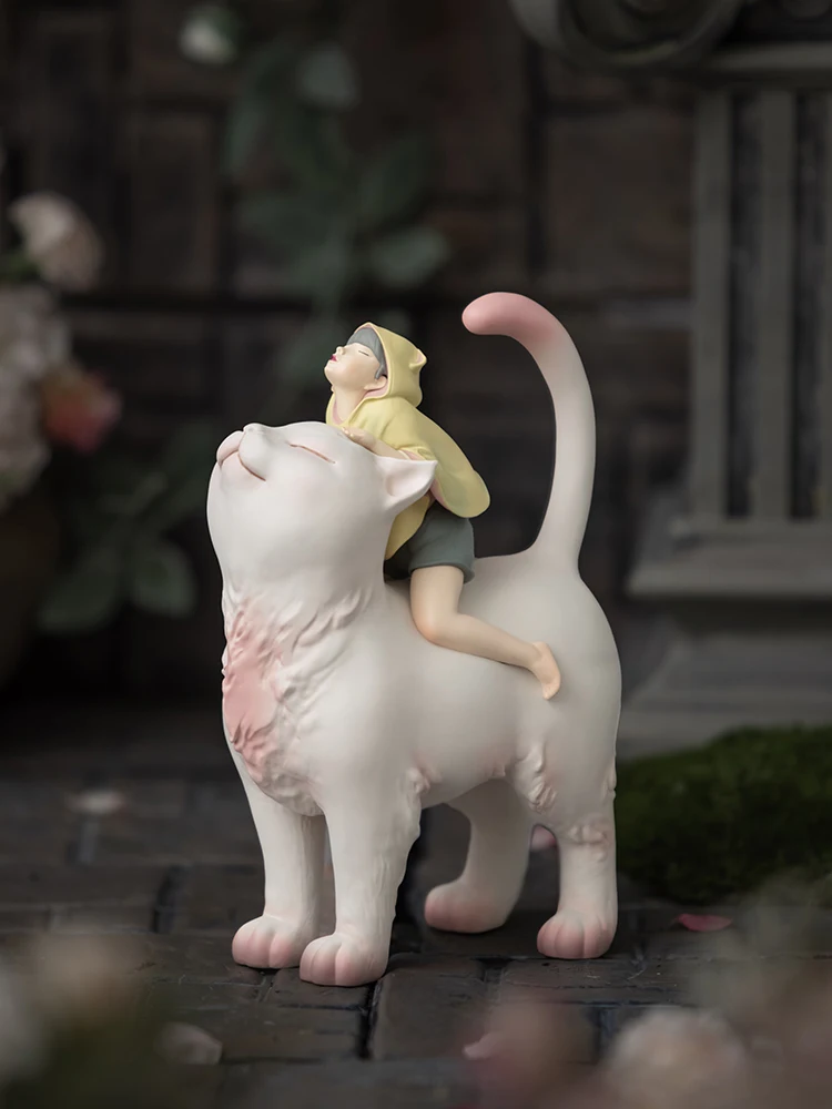 

Cat General Nordic High-End Creative Home Decoration Desk Cat Ornaments Birthday Gift for Girl Friend