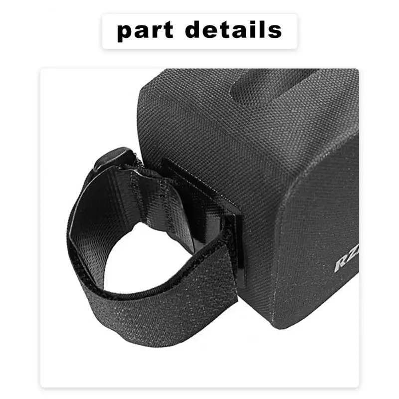 

Streamlined Saddle Bag Black Unique Riding Pouch Reduce Wind Resistance Bicycle Accessories Mountain Biking Pocket Waterproof