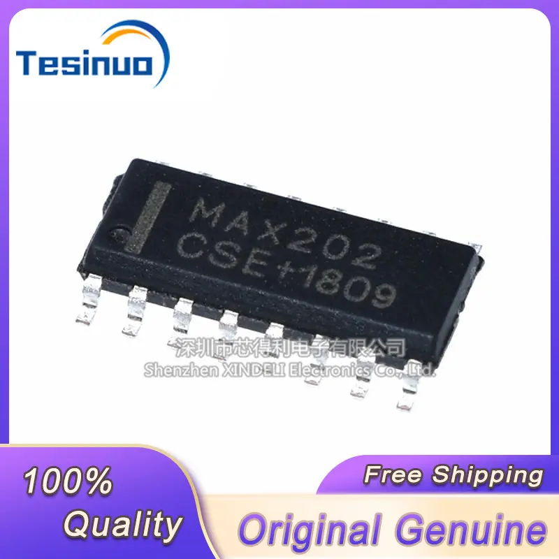 5/шт, новинка, оригинальная MAX202CSE MAX202ESE, SOP16 RS-232 чип трансивера