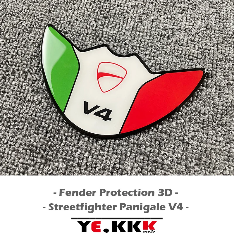 

Fender Protection 3D Stereo Italy Sticker Decal DUCATI Logo For Ducati Streetfighter V4 V4SP V4S Panigale V4R V4 V4S Italian