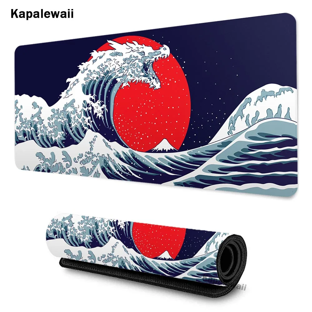 Коврик для мыши Fuji с японским известным креплением 90x40 см аниме XXL игровой коврик