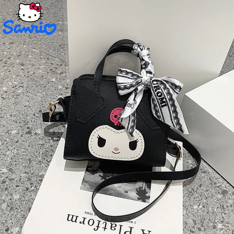 

Kawaii Sanrio DIY Tote Bag Cinnamoroll My melody Kuromi Handmade Women's Woven Bag Messenger DIY Birthday Gift