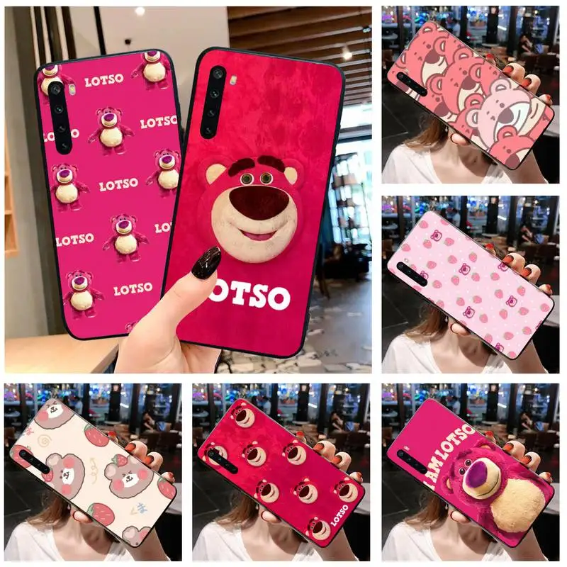 

Strawberry Bear Phone Case for Xiaomi Mi Note 11 10 9 8 11X Lite 9T CC9 POCO M3 X3 Pro SE