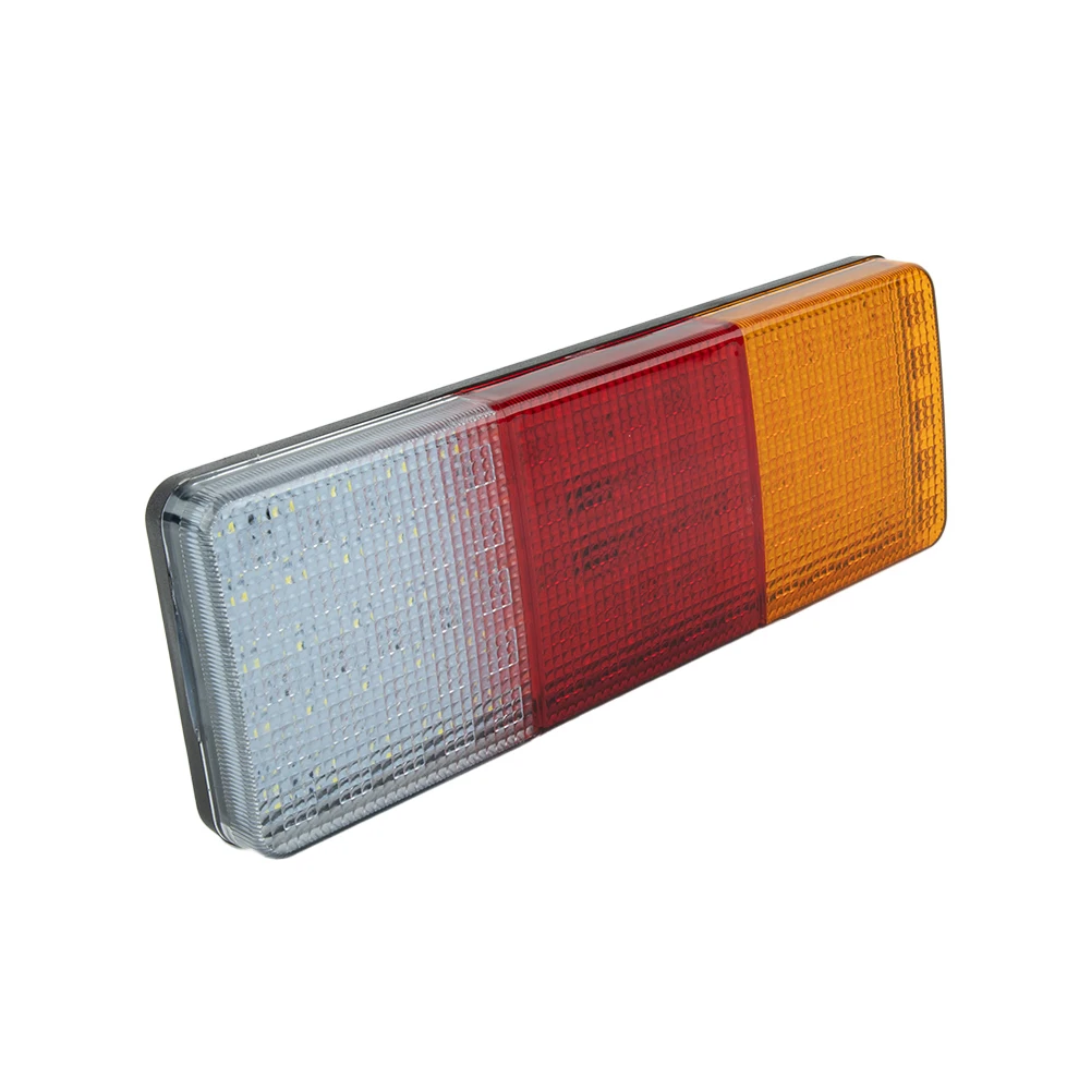 

Rear 12V DC Rectangle Removable 75LED Super Bright For Caravan Truck Tail Light Bus Car Indicator Lamp Trailer Accessories