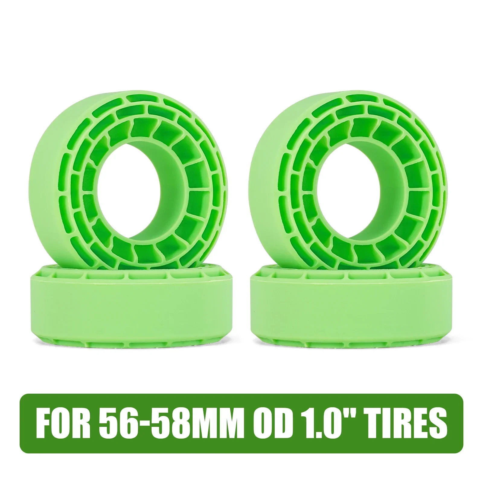 

4 шт. вставки из силиконовой резины для шин 56-58 мм * 24 мм 1,0 дюйма (1056)