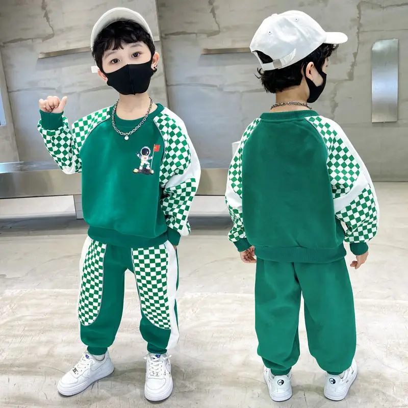 Children Clothing Set Boys Sport Suits Spring Autumn Casual Kids Tracksuits Clothes Children's Two-Piece Suit 4 6 8 10 12 Years