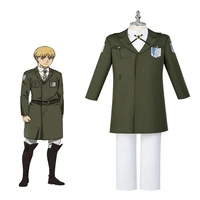 full set of character c suit animation cosplay costume men of the fourth quarter investigation corps of the attacking giant