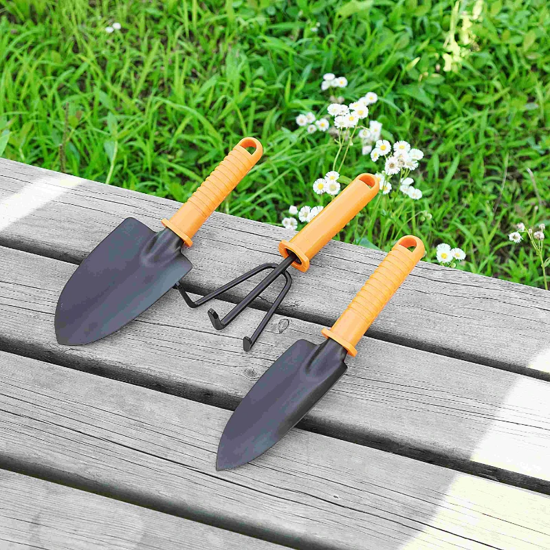 

3Pcs Mini Shovel Rake Set Shovel for Plants Bonsai Tools Garden Mini Hand Tools Miniature Planting Set Wooden Handle Spade
