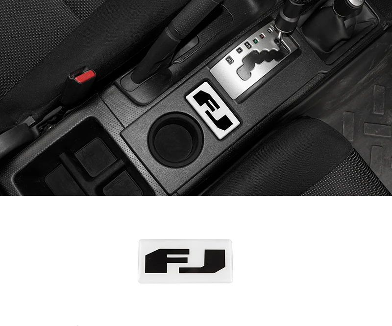 

Эпоксидная наклейка для Toyota FJ Cruiser, панель шестерни, декоративные аксессуары, интерьерная нашивка FJ Cruiser