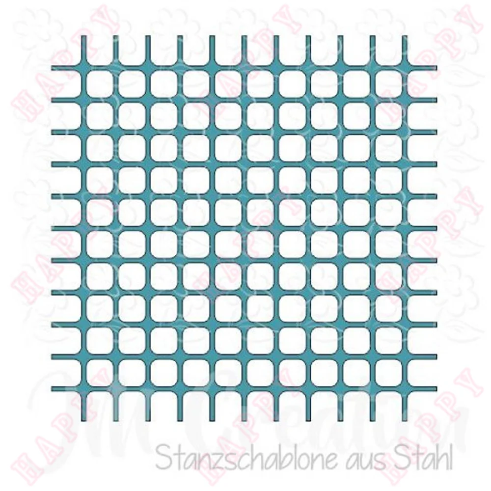 

Arrival New 2022 Grid Pattern Metal Cutting Dies Scrapbook Diary Diy Decoration Paper Embossing Template Greeting Card Handmade