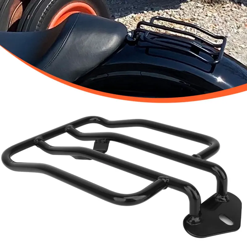 

Черный багажник для мотоцикла, задняя полка на крыло сиденья для Harley Sportster Iron XL 883 1200 2004-2021
