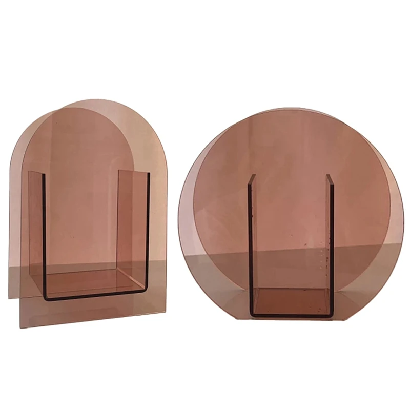 

2 шт., акриловые вазы с геометрическим рисунком