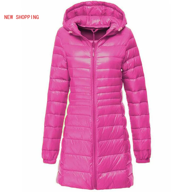 Winter Jacket Women New Arrival Hooded Parka Lightweight Down Long Jackets Chaqueta Mujer Autumn Coats Plus Size 6XL 7XL Clothes