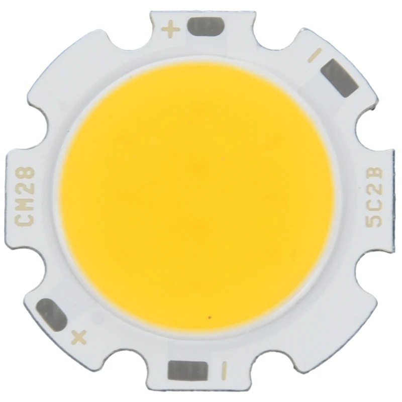 

5W Chip Light Round COB Super Bright LED Light LED Lamp Bulbs Warm White DC15-17V