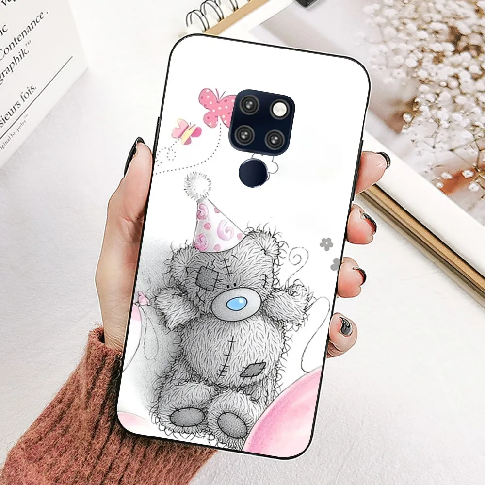 Милый чехол для телефона с плюшевым мишкой Фриво Huawei Mate 10 20 30 40 50 lite pro Nova 3 3i 5 6 SE 7 7SE