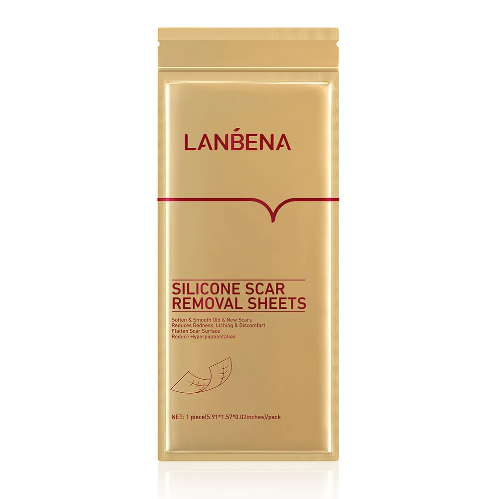 

LANBENA Skin Care Stickers Silicone Scar Removal Sheets Reusable Scar Surgery Burn Scar Waterproof Therapy Sheets Acne Trauma