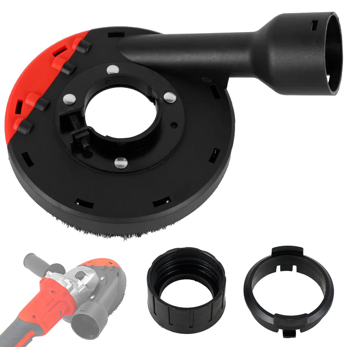 Угловая шлифовальная машина модель 100/125 пылезащитный кожух для бетона камня