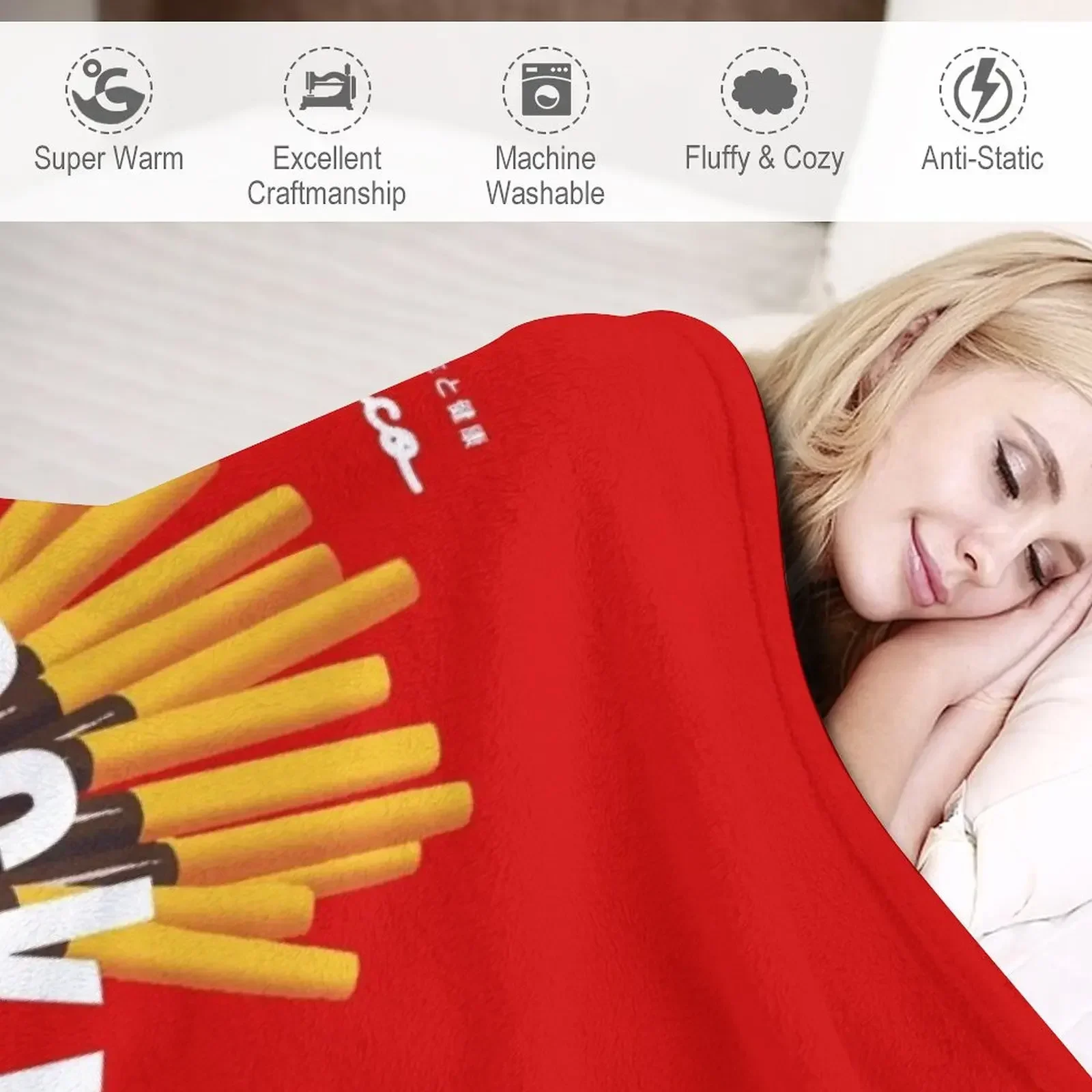 Японские шоколадные палочки Pocky подарочное одеяло для закусок наполнители