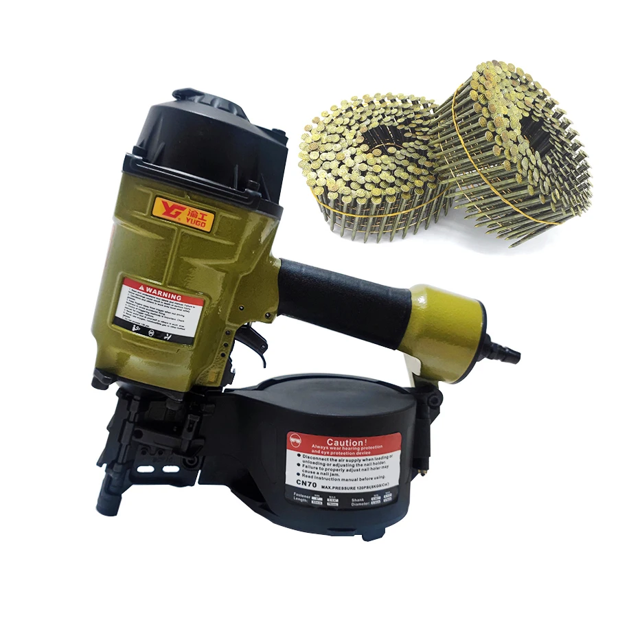Power Tools CN70 CN45 Framing Max Coil Decking Nailer Air Na