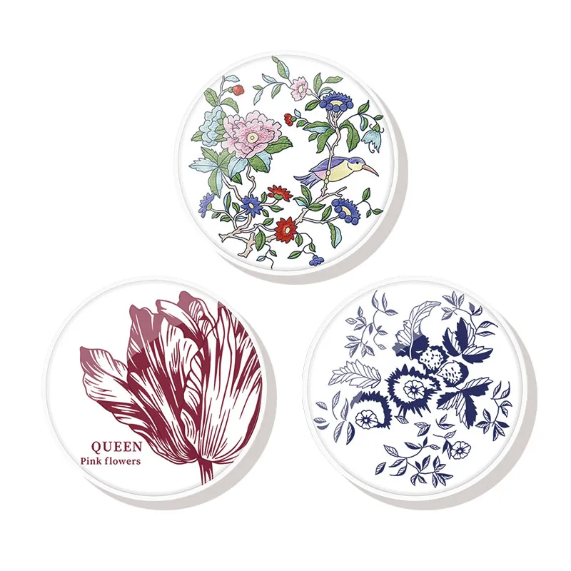 

Luxury Beautiful Flowers Phone Holder Mobile Phone Stand Mobile Phone Accessories Expanding Fold Stand Phone Girp