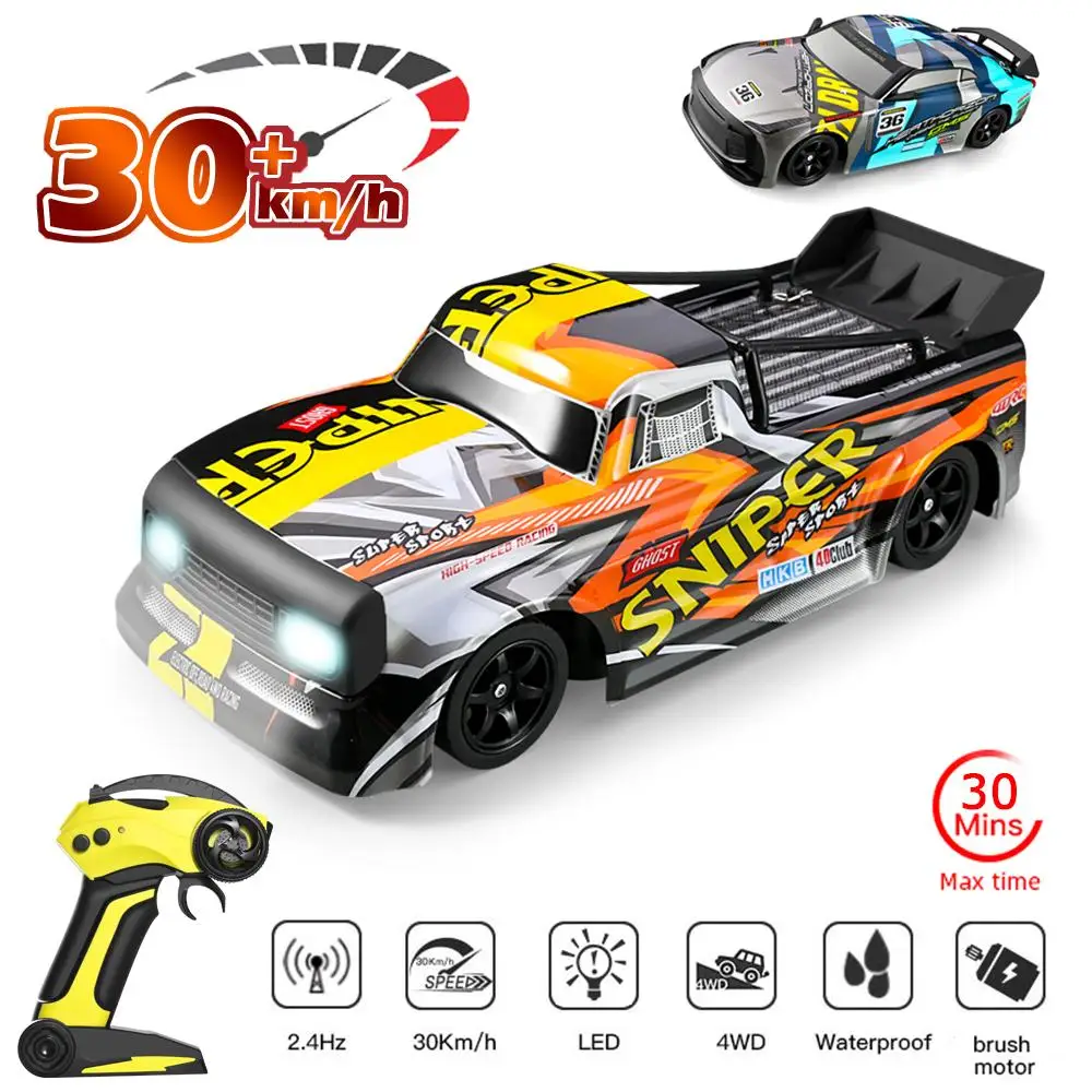 

RC 30KM/H 284131 Control 1:18 Competition Remote Car VS Wltoys 4WD Gift Car H4 High Drifting Speed Drift Race Toys 2.4G Child