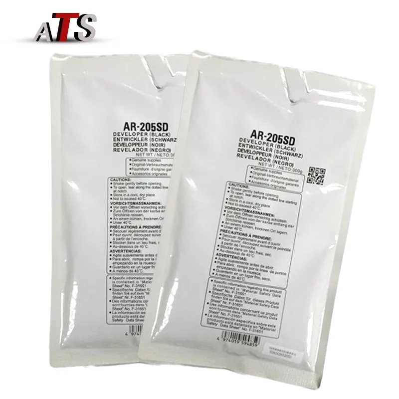 

AR205 Developer Powder For Sharp 2PCS Black AR 205 3818 3020 AR205 AR3818 AR3020 Copier Spare Parts