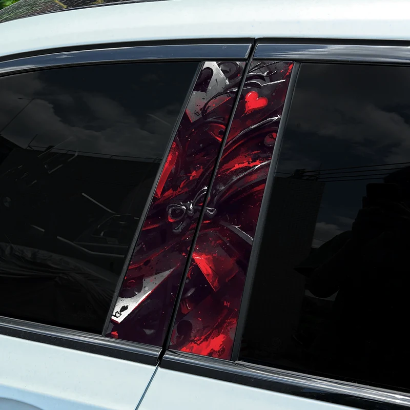 Крутые автомобильные наклейки в виде покера 1 шт./2 шт. водонепроницаемые