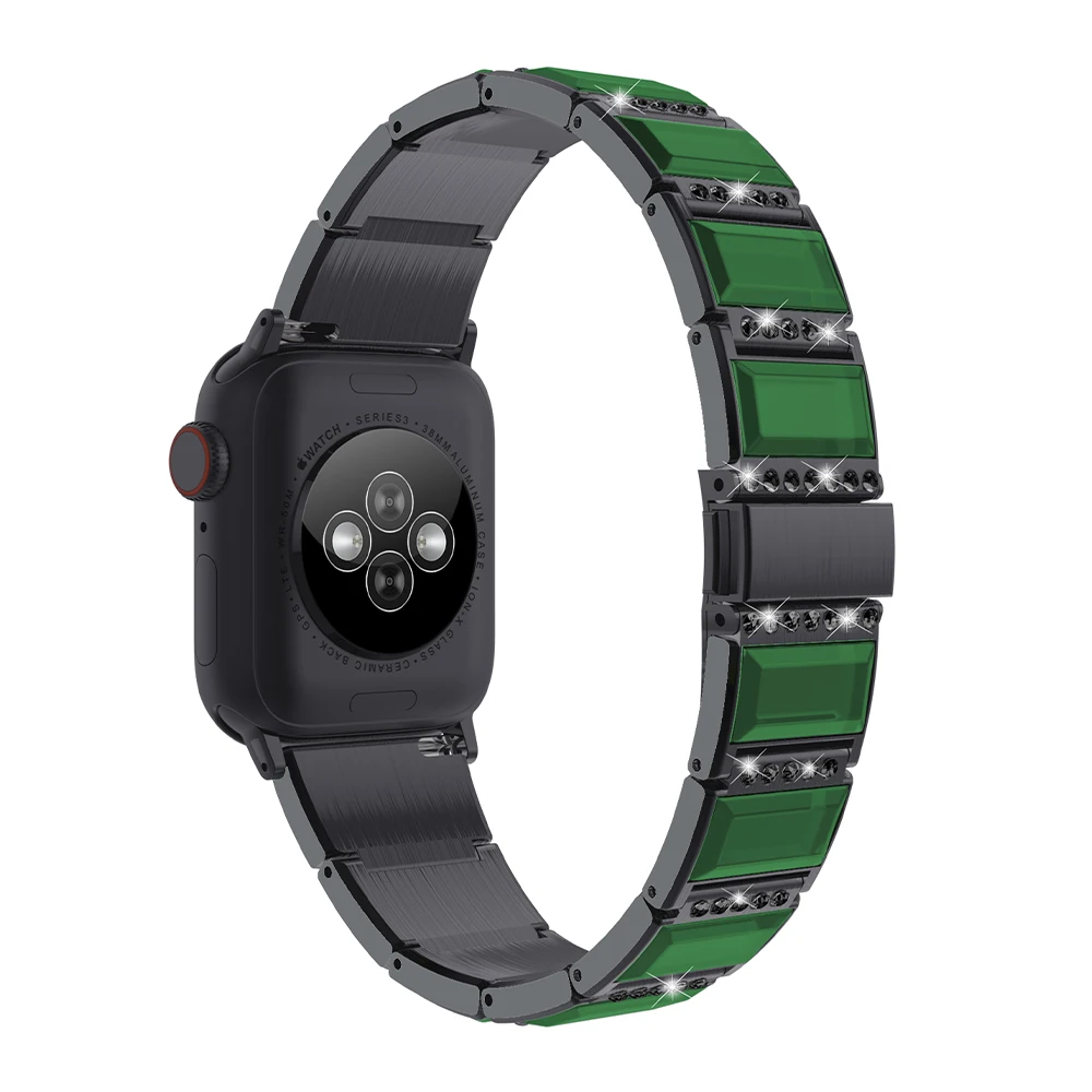 Jewerly Strap for Apple Watch 49mm 45mm 41mm 44mm 42mm 40mm 38mm Diamond Loop Bracelet Wristband for iWatch Series Ultra 87654SE