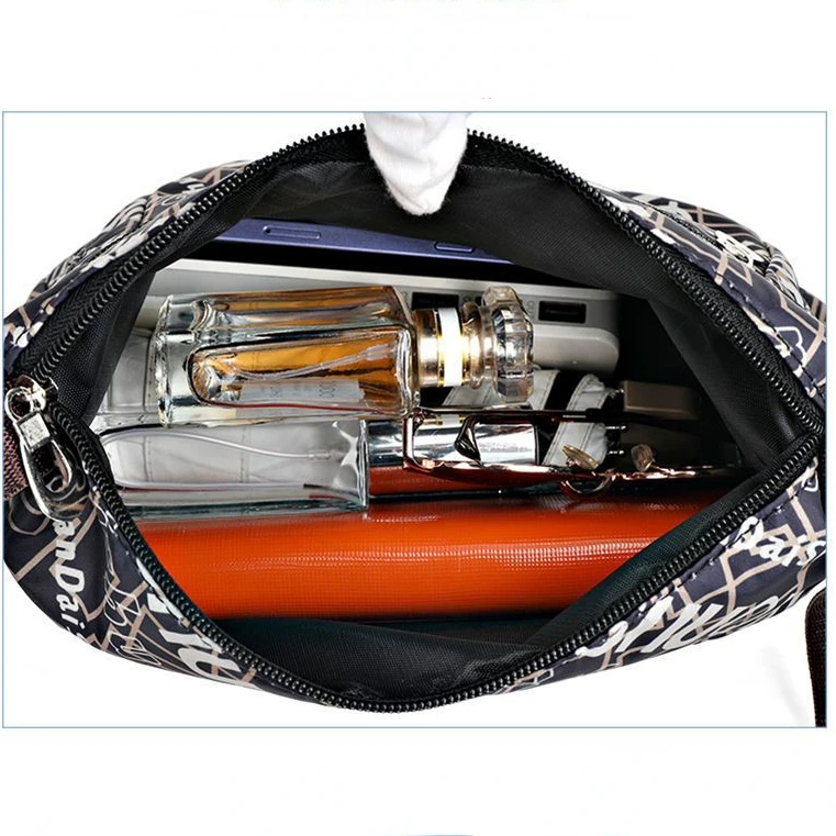 2023 New Women Oxford Canvas Bag Women Bag Large Capacity Multi layer Bag Single Shoulder Crossbody Bag Cloth Bag